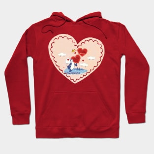 Hamm's Valentine Bear Hoodie